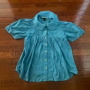 Universal Thread blue frill shirt